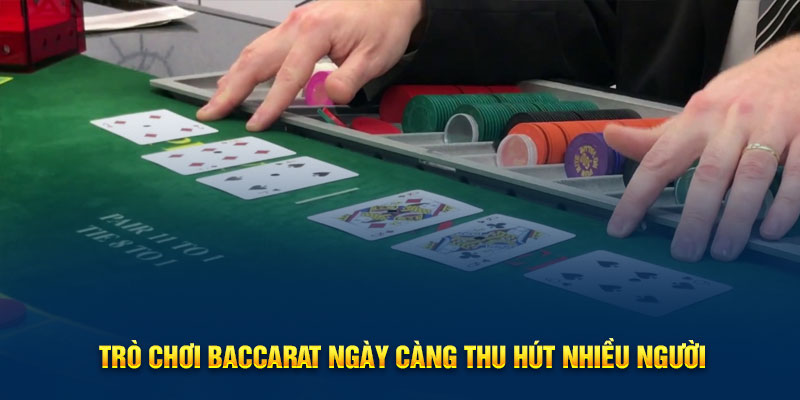 Trò chơi baccarat ngày càng thu hút nhiều người